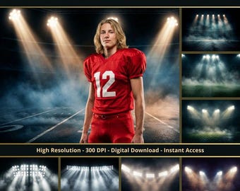Fondos de deportes de estadio, superposiciones de Photoshop de fondo digital, fondos de Photoshop, fondos digitales para fotografía deportiva, retrato de personas mayores
