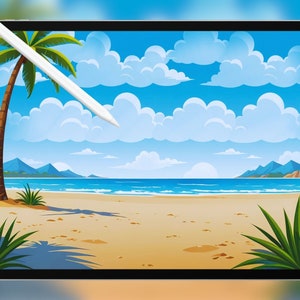 50+ Procreate Clouds Brushes and Textures, Seamless Cloud Brushes Set ...