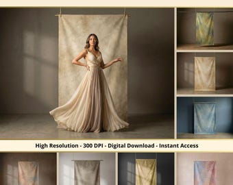 36 Neutral Fine Art Digital Backdrops, Maternity Backdrops, Wedding Backdrops for Photographers, Studio Backdrop Overlay, Photoshop Overlays