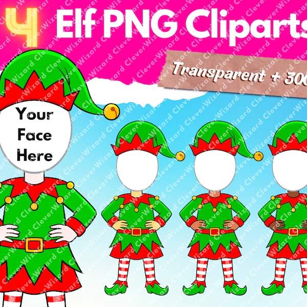 Faceless Female Elf PNG to Add your photo , digital download , PNG for Sublimation Printing Art , Elf picture Clipart , Printable Artwork