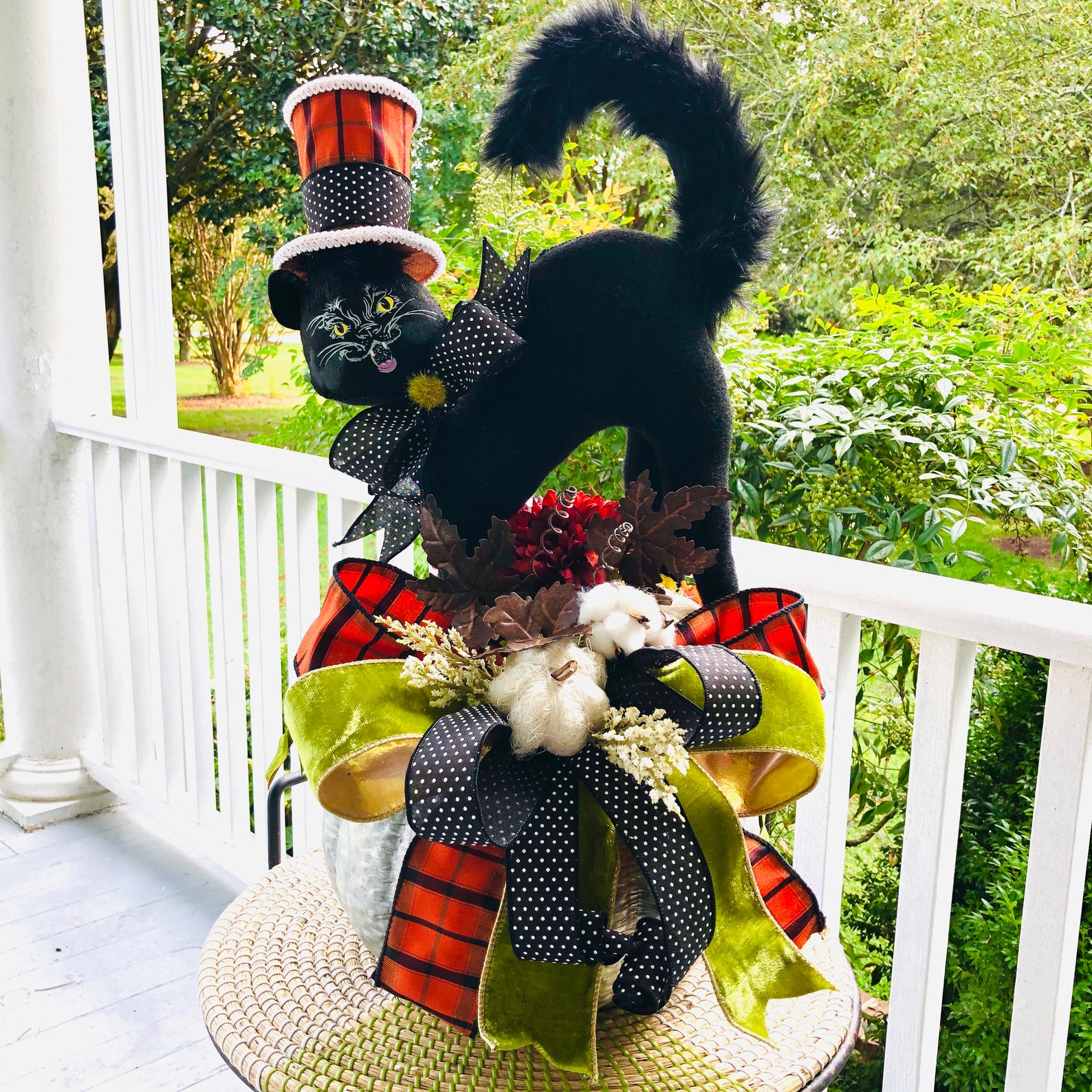Halloween Cat Flower Centerpieces Halloween Cat Flower Centerpieces