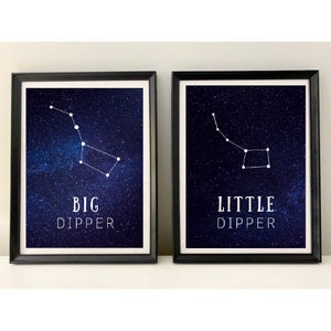 Big Dipper, Little Dipper digital kids print