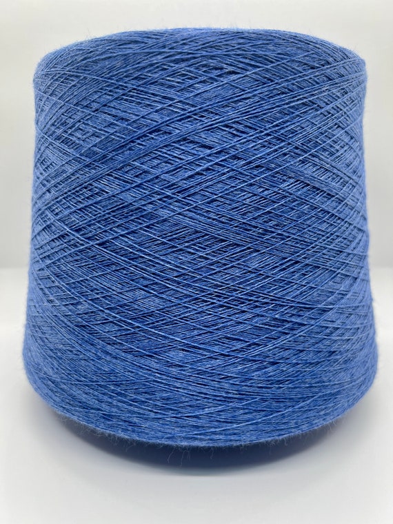100% Merino Wool Yarn, HARMONY, Lana Gatto, Knitting Yarn, Italian Yarn, Great for Machine Hand Knitting, 22035 BLUE, 100g, 50g Custom Knit