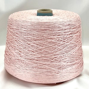 Tshirt Yarn, Mercerized Cotton, Sesia 100% Cotton, Lace Yarn, Yarn on Cone, Italian Yarn, Machine and Hand Knitting, Crochet Yarn, 670m/100g