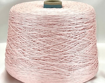 Tshirt Yarn, Mercerized Cotton, Sesia 100% Cotton, Lace Yarn, Yarn on Cone, Italian Yarn, Machine and Hand Knitting, Crochet Yarn, 670m/100g