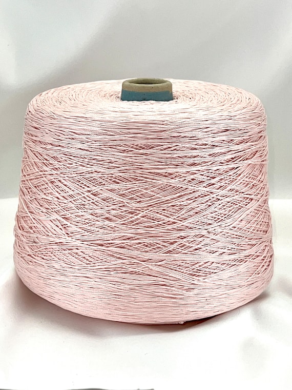 Tshirt Yarn, Mercerized Cotton, Sesia 100% Cotton, Lace Yarn, Yarn on Cone, Italian Yarn, Machine and Hand Knitting, Crochet Yarn, 670m/100g