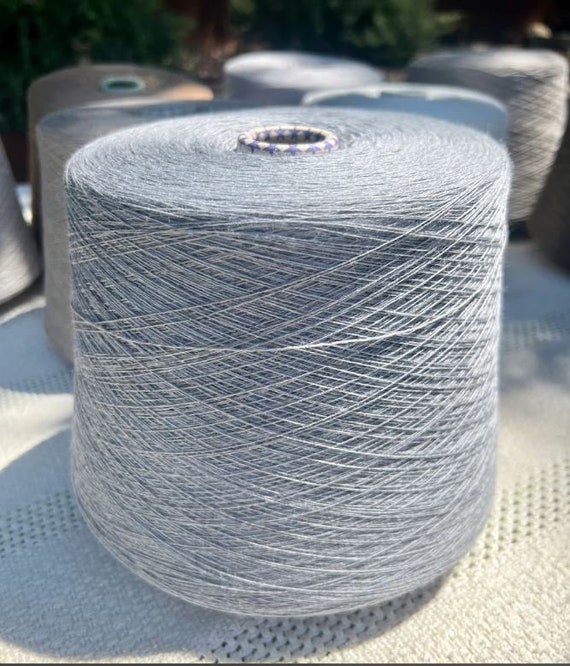 100% Merino Wool Yarn, HARMONY, Lana Gatto, Knitting Yarn, Italian Yarn, Great for Machine Hand Knitting, 20571 GREY, 100g, 50g, Custom Knit