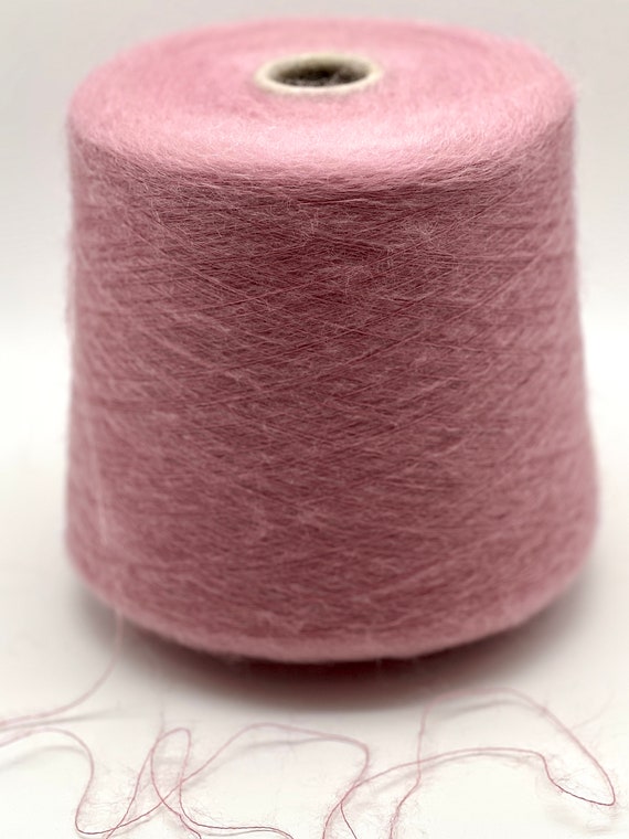 Superkid Mohair Yarn, CAMELOT, Italian Yarn, Yarn on Cone, Stock Yarn, Extra Fine Yarn, Hand and Machine Knitting, 100g/1000m
