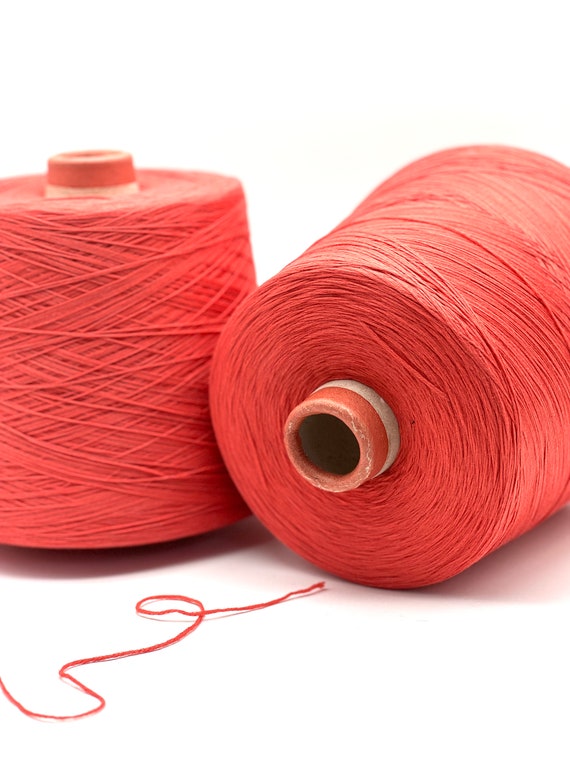 Cotton Elastane Yarn, LE TRICOT, CHIAN Yarn, Cotton Yarn, Yarn on Cone, Italian Yarn, Machine and Hand Knitting, Crochet Yarn, 900m/100g
