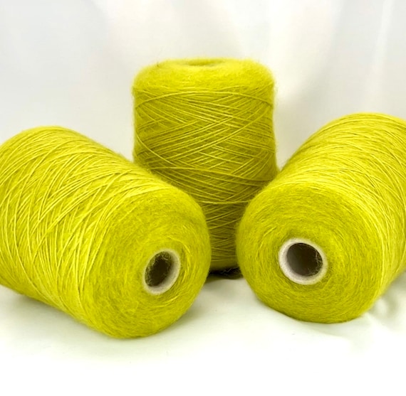Silk Mohair Yarn, SOFFILO, Filcom, Italian Yarn, Cord Chain Yarn, Yarn on Cone, Machine and Hand Knitting, DK Yarn, WHOLE cone sale