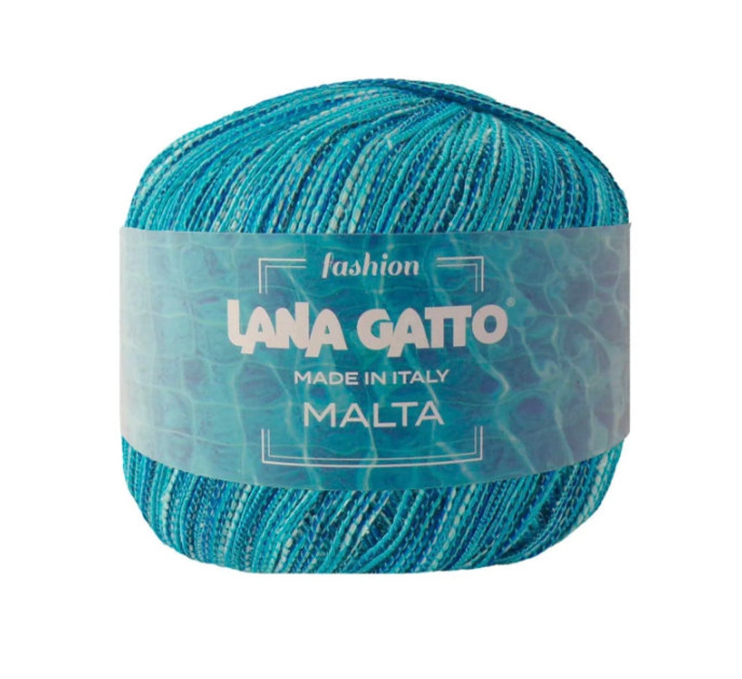 Cotton Silk Yarn, MALTA, Cotton Silk Viscose Yarn, Lana Gatto, Italian