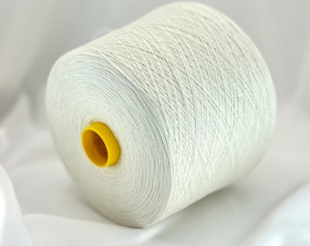 Hilo de cachemira 50% algodón 50%, Todd & Duncan, Odyssey, hilo escocés, hilo en cono, hilo de encaje, para tejer a mano y a máquina, 1800 m/100 g