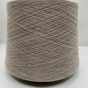 100% Merino Wool Yarn, HARMONY, Lana Gatto, Knitting Yarn, Italian Yarn, Great for Machine Hand Knitting, 14559 BEIGE, 100g, 50g Custom Knit
