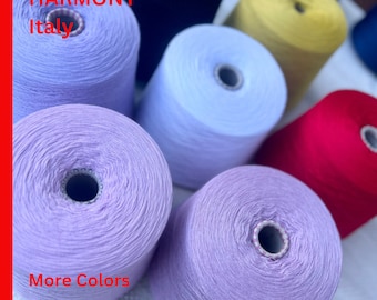 100% Merino Wool Yarn, HARMONY, Lana Gatto, Italian Yarn, Machine Knitting, Hand Knitting Yarn, 100g or 50g (1640 yrds or 820 yrds)