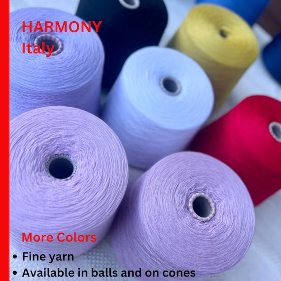 100% Merino Wool Yarn, HARMONY, Lana Gatto, Italian Yarn, Machine Knitting, Hand Knitting Yarn, 100g or 50g (1640 yrds or 820 yrds)
