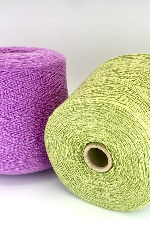 Silk Linen Cashmere Yarn, ANGELA, Tshirt Yarn, Seta Linen Cashmere Yarn, Yarn on Cone, Italian Yarn, 100g/550m