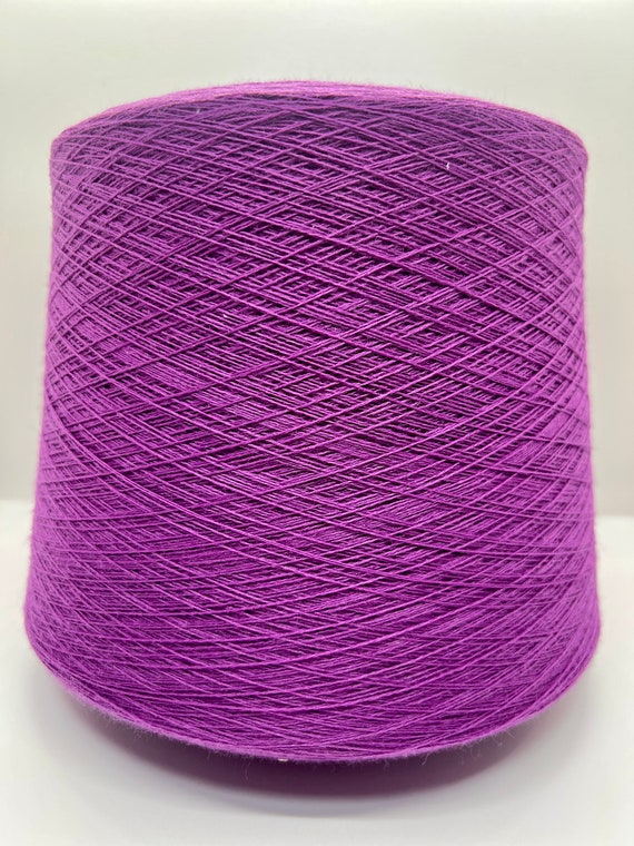 100% Merino Wool Yarn, HARMONY, Lana Gatto, Knitting Yarn, Italian Yarn, Great for Machine Hand Knitting, 14677 VIOLET, 100g, Custom Knit