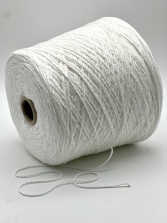 PIMA Cotton Yarn, IAFIL spa, 100% Pima Cotton, Super Soft Cotton, Yarn on Cone, Italian Yarn, 250m/100g