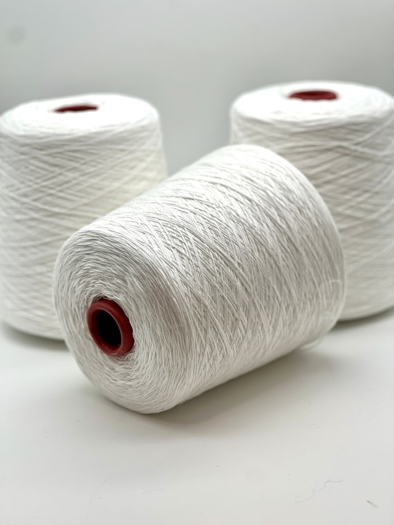 Cotton Chain Yarn, PERUVIAN PIMA, 100% Cotton, Premim Italian Yarn, Machine and Hand Knitting, Crochet Yarn, 670m/100g