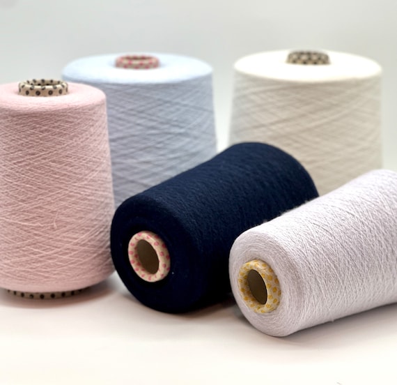 Cashmere Viscose Yarn, VANITY ZERMATT, Available in Balls and on Cones, Premium Italian Yarn, Machine and Hand Knitting, 2280m/100g