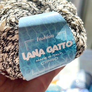 PAILLETTES Cotton Yarn, Sequin Yarn, CIPRO, Chanel Yarn, Lana Gatto, Italian Yarn, Tshirt yarn, Fashion Collection Yarn, 50g/90m