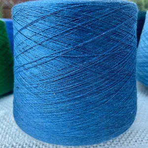 100% Merino Wool Yarn, HARMONY, Lana Gatto, Knitting Yarn, Italian Yarn, Great for Machine Hand Knitting, 22060 BLUE, 100g, 50g Custom Knit