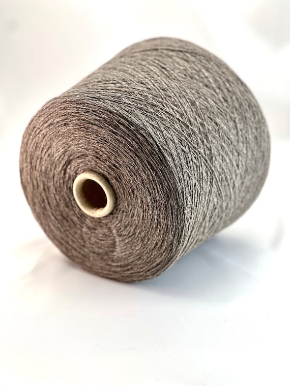 YAK Cashmere Yarn, MONGOLIA, Cashmere 60 Yak 40 Yarn, TAUPE, Italian Luxury Yarn, Available in Balls and on Cones, 700m/100g