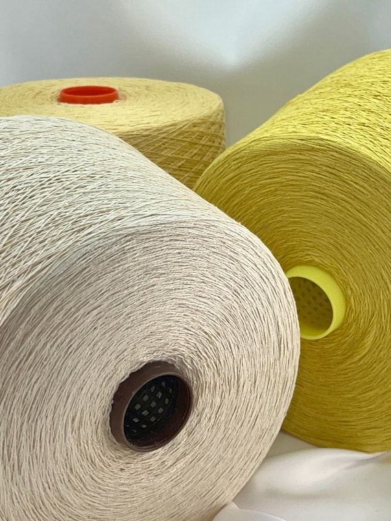 Bourette Silk, Tshirt Yarn, 100% Bourette Silk, MING, Zegna Baruffa, Italian Yarn, Available in Balls and on Cones, 1500m/100g