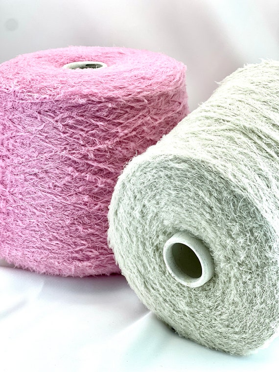 GRASS Yarn, SILKGARDEN, Merino Silk Fur Yarn, Italian Yarn, Merino 60 Silk 40 Yarn, Yarn on Cone, Machine and Hand Knitting, 500m/100g
