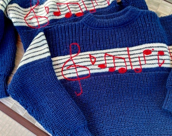 Custom Made To Order Knit Sweater, Personalized Sweater, Custom Made Sweater, MADE TO ORDER sweater, Only For You Sweater, Knit Art Sweater