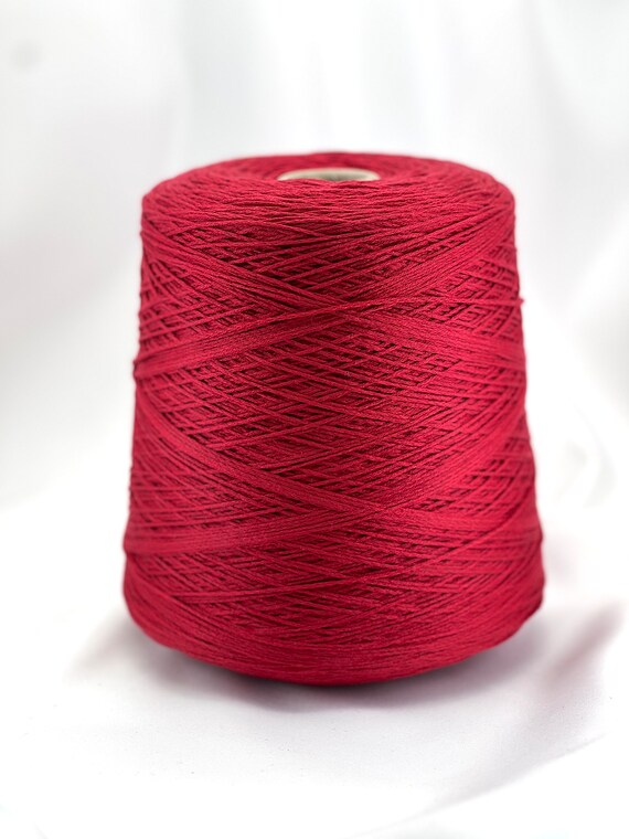 Cotton 70 Silk 30 Yarn, CATANELLA, Loro Piana, Cord Chain Yarn, Tshirt Yarn, Cone Yarn, Italian Yarn, Machine and Hand Knitting, 450m/100g