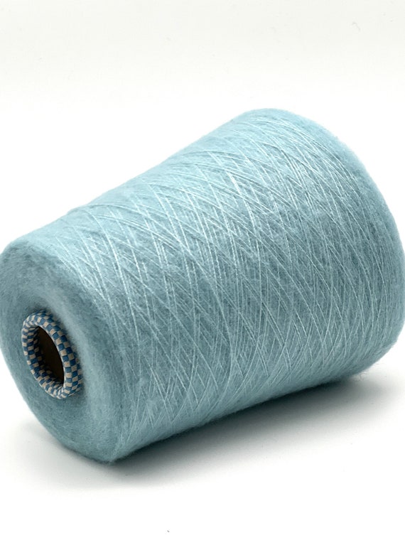 FLUFFY Cashmere 71 Silk 19 Elastane 10 Yarn, CARIAGGI, SENSE, Stretchy Yarn, Cashmere Silk Yarn, Italian Yarn, Yarn on Cone, 1200m/100g