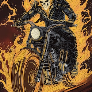 Ghost Rider 11x17 Art Print