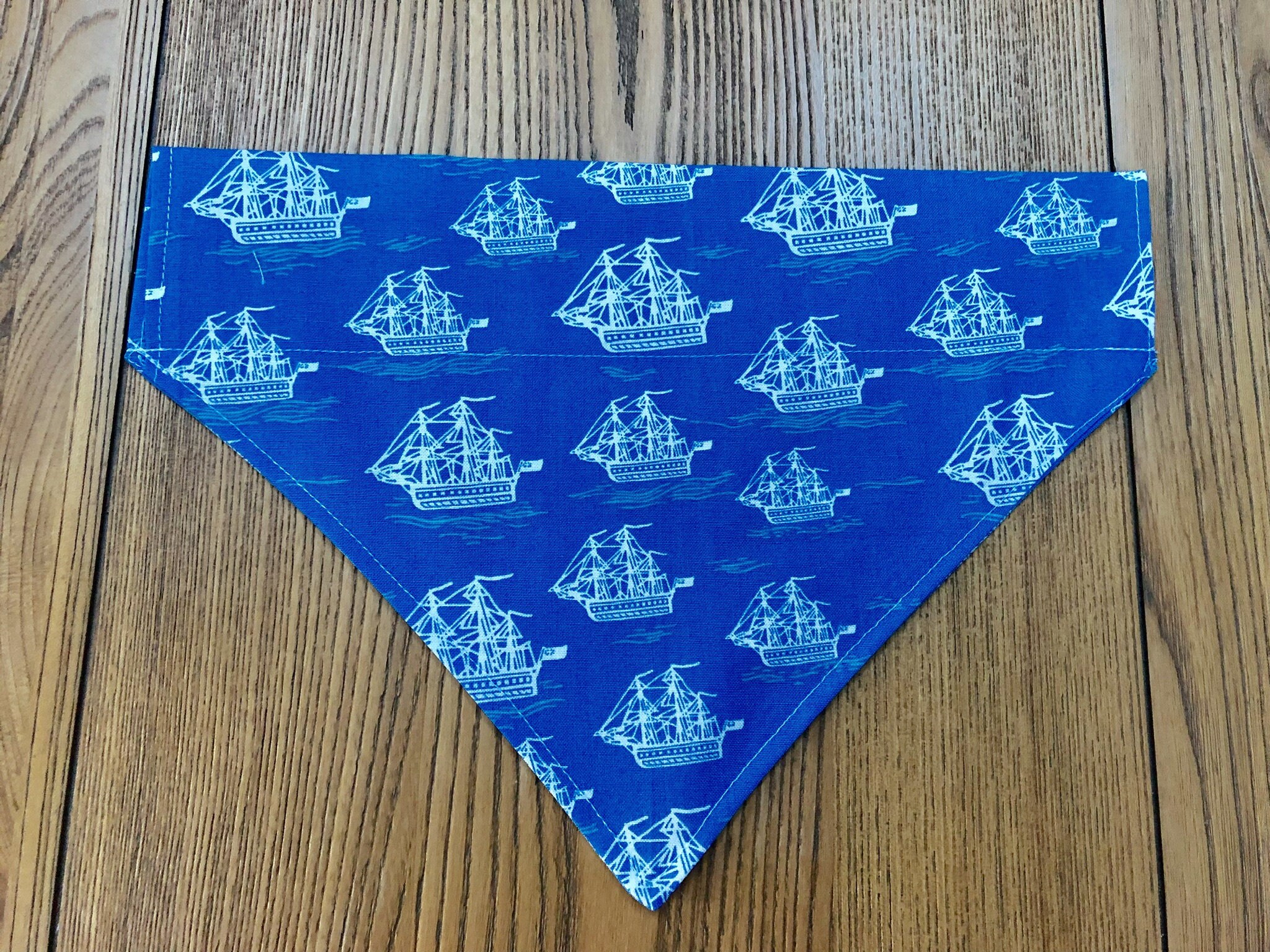 Snazzy Blue Sailing Boat Bandana Etsy