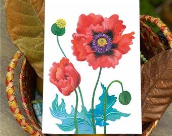 The Poppy Greeting Card