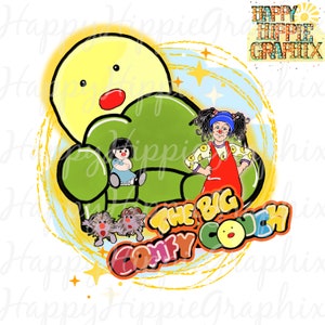 Retro 90s Clown Cartoon Sublimation File