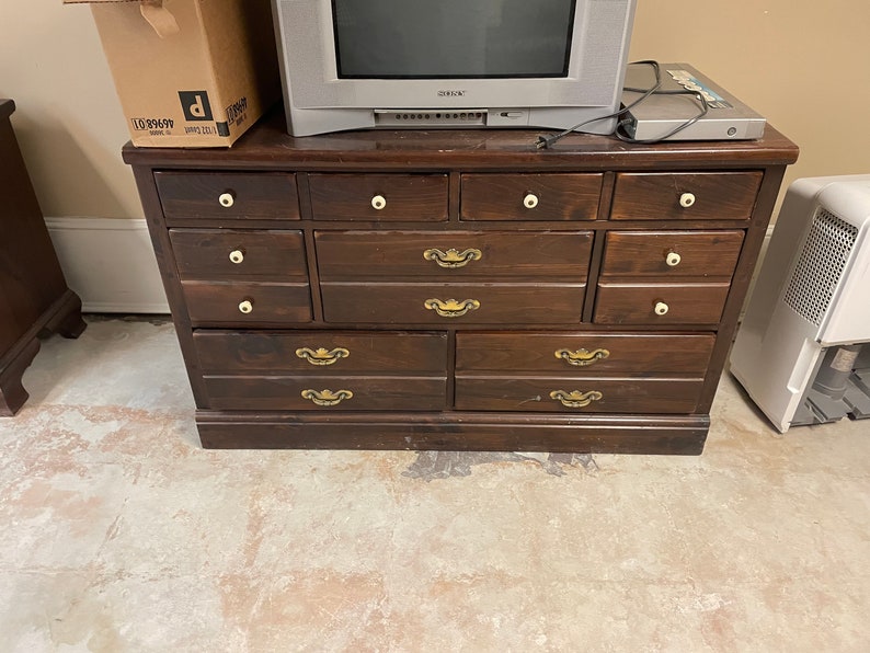 Ethan Allen Old Tavern Dresser Etsy