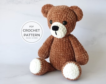 Handmade Bear Crochet Amigurumi Pattern - Instant Download