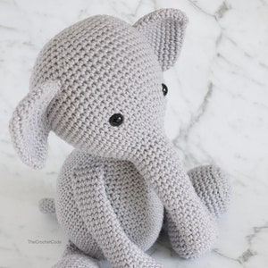 Adorable Crochet Elephant Plush: Stuffed Toy Amigurumi Pattern for Crochet Animal Lovers image 6