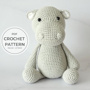 DIY Hippo Crochet Pattern - Create a Cute Amigurumi Toy for Yourself or a Loved One