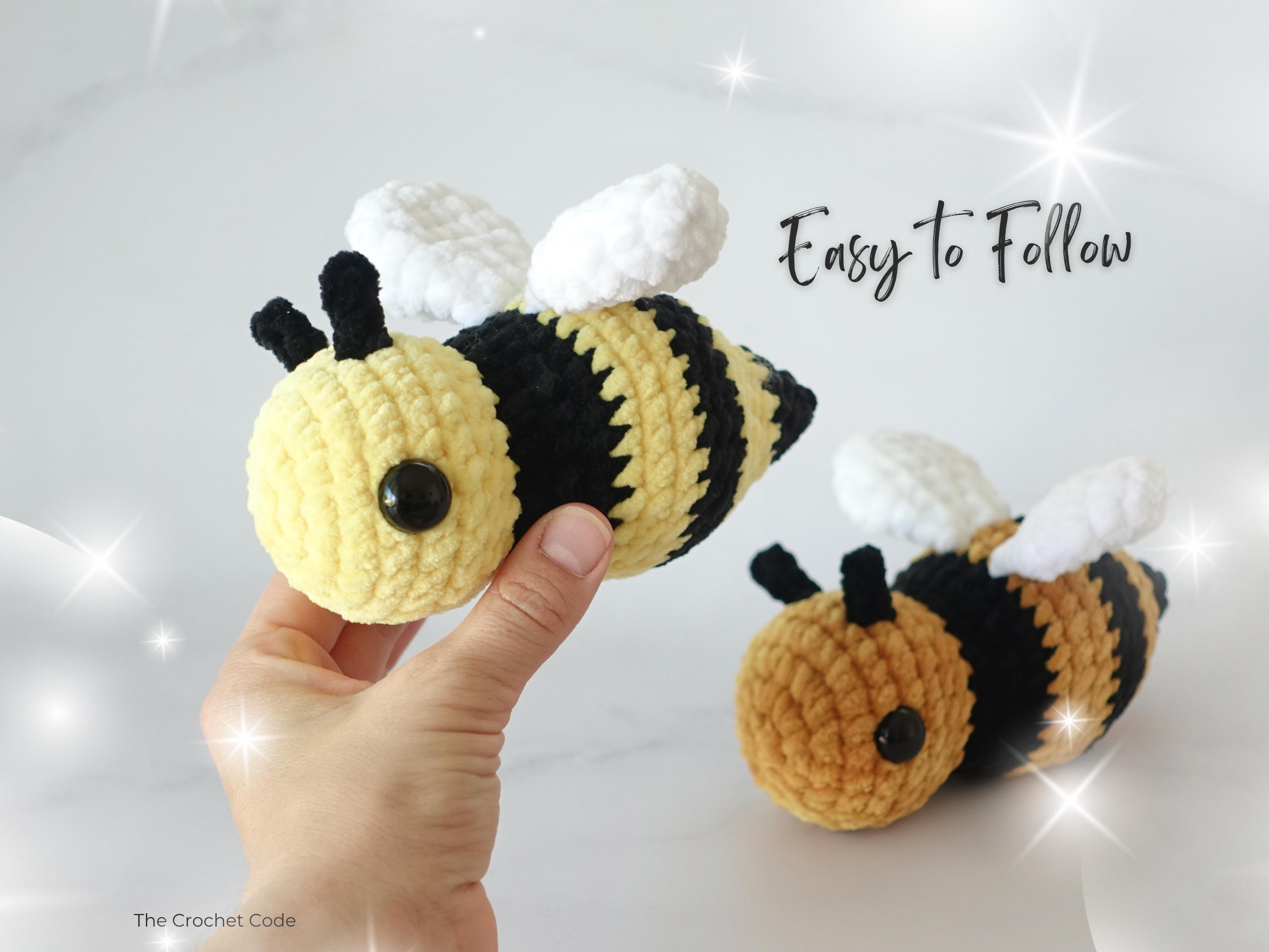 Bumblebee Amigurumi Crochet Pattern: Easy Bee Plushie (PDF Instant ...
