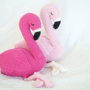 Flamingo Crochet Amigurumi Pattern Perfect unique bird gift image 6