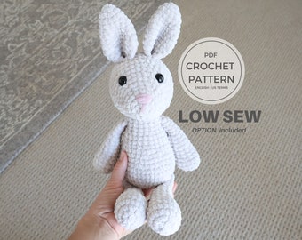 Classic Crochet Amigurumi Bunny Pattern - Instant Download PDF - Easy-to-Follow Instructions