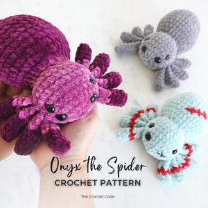 High detail shot of a beautiful two toned light and dark orchid purple spider