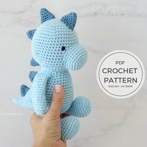 Crochet Amigurumi Dinosaur Pattern