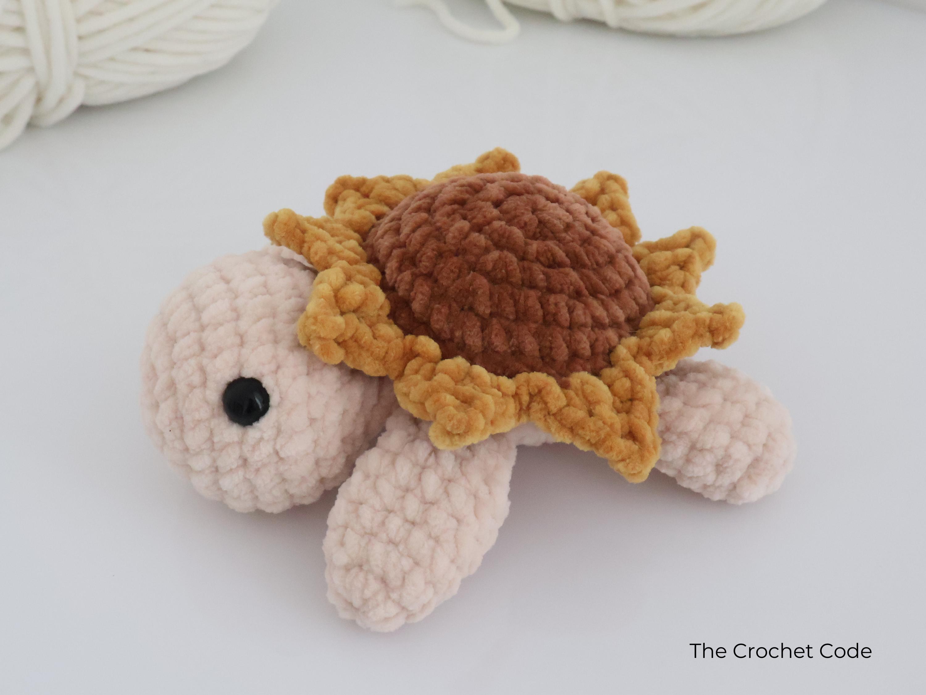 No Sew Sunflower Turtle Crochet Pattern – Easy Amigurumi Plushie PDF - Etsy