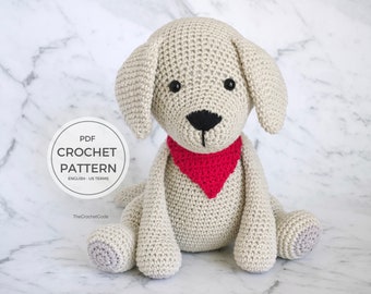 DIY Labrador Golden Retriever Crochet Amigurumi Pattern - Perfect Gift for Dog Lovers
