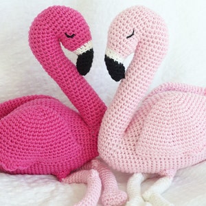 Flamingo Crochet Amigurumi Pattern Perfect unique bird gift image 5