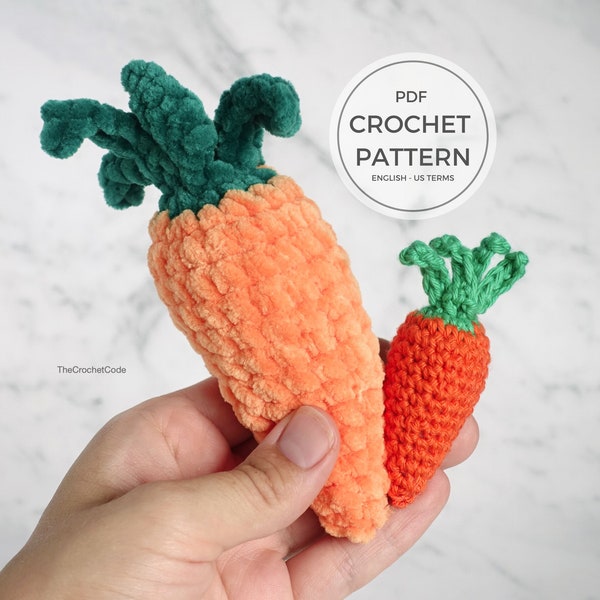 No Sew Carrot Crochet Pattern: Beginner Friendly, Quick and Easy Amigurumi Stuffed Toy