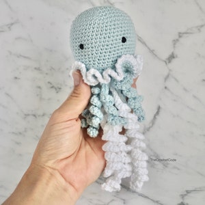 No sew Crochet Jellyfish Amigurumi Pattern Unique Handmade Gift for a Baby image 8